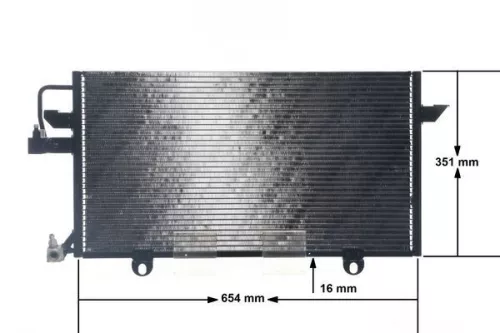 MAHLE Condenser, air conditioning (AC157000S)