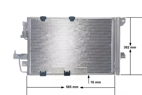MAHLE Condenser, air conditioning (AC665000S)