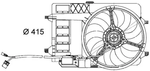 Fan, engine cooling