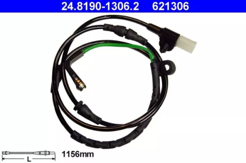 Warning Contact, brake pad wear