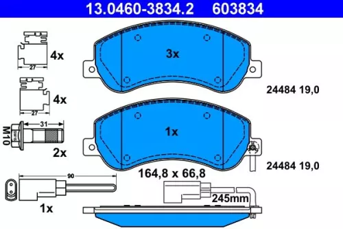Brake Pad Set, disc brake
