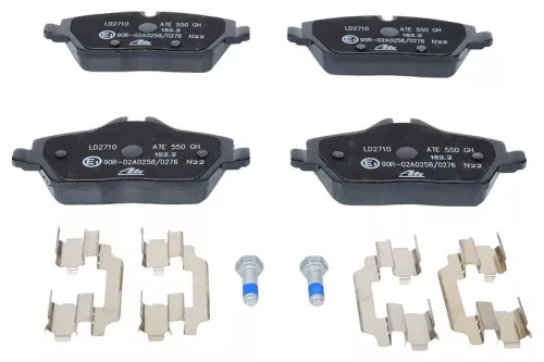 ATE Brake Pad Set, disc brake (13.0470-2710.2)