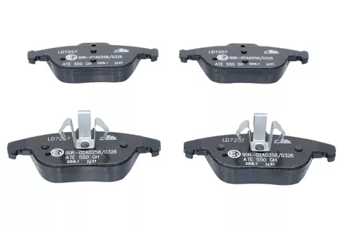 ATE Brake Pad Set, disc brake (13.0470-7257.2)