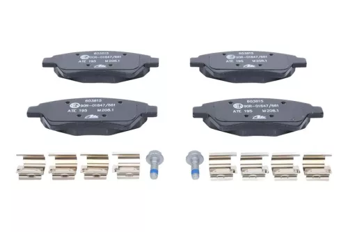 ATE Brake Pad Set, disc brake (13.0460-3815.2)