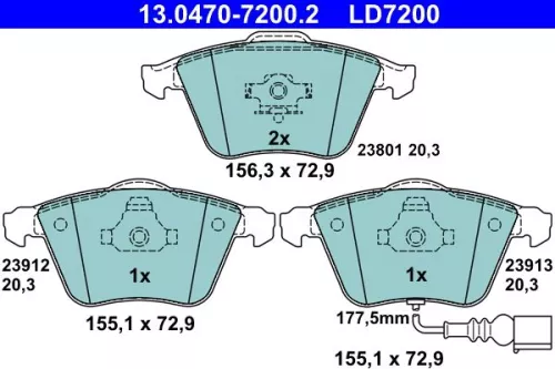 Brake Pad Set, disc brake