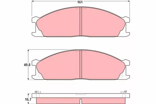 Brake Pad Set, disc brake