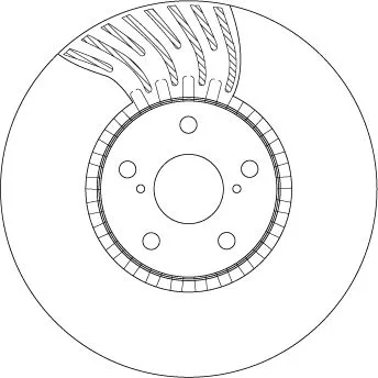 TRW Brake Disc (DF4855S)