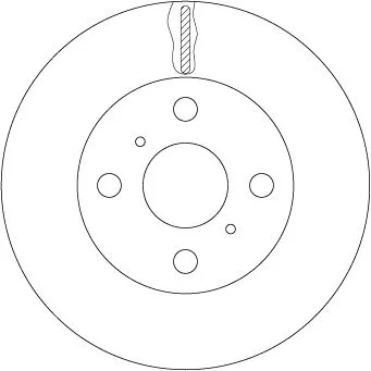 TRW Brake Disc (DF7114)