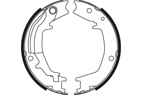 TRW Brake Shoe Set, parking brake (GS8489)