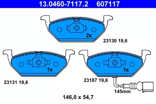 Brake Pad Set, disc brake