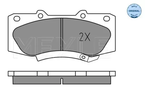 MEYLE Brake Pad Set, disc brake (0252520917)