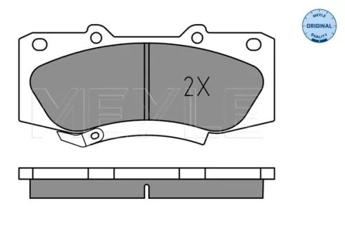 MEYLE Brake Pad Set, disc brake (0252520917)