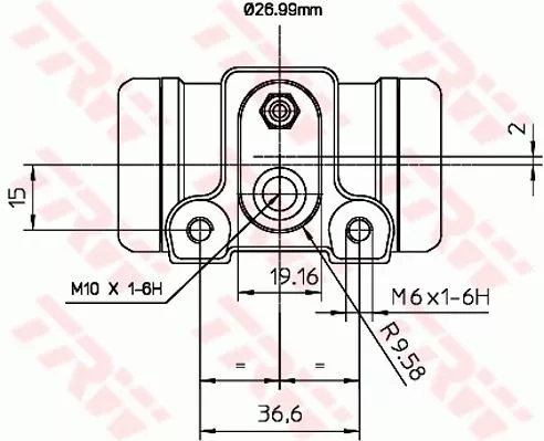 TRW Wheel Brake Cylinder (BWN240)
