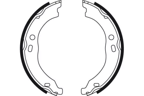 TRW Brake Shoe Set, parking brake (GS8744)