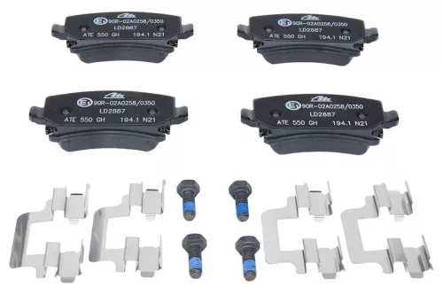 ATE Brake Pad Set, disc brake (13.0470-2887.2)