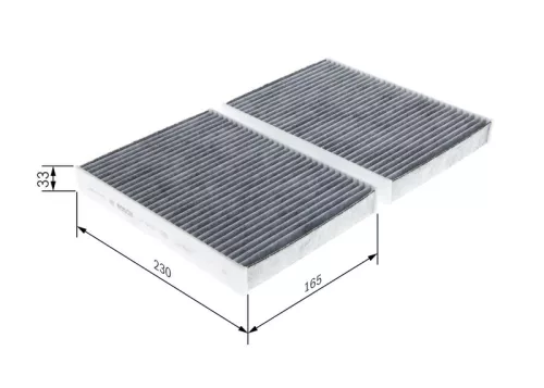 BOSCH Filter, cabin air (1987435578)