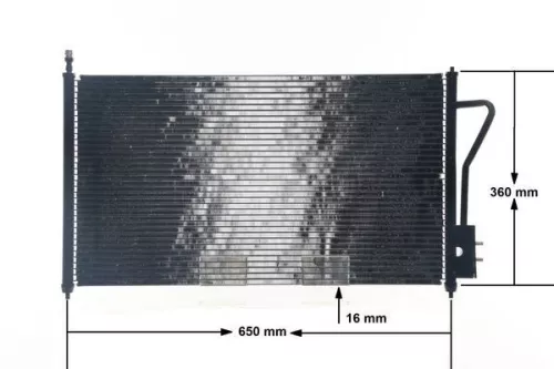 MAHLE Condenser, air conditioning (AC218000S)