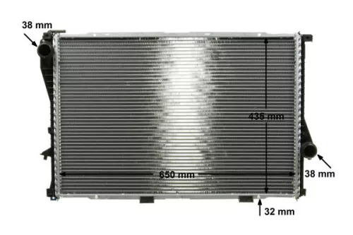 MAHLE Radiator, engine cooling (CR295000P)