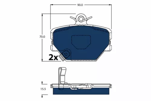 Brake Pad Set, disc brake