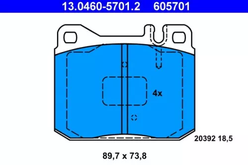 Brake Pad Set, disc brake