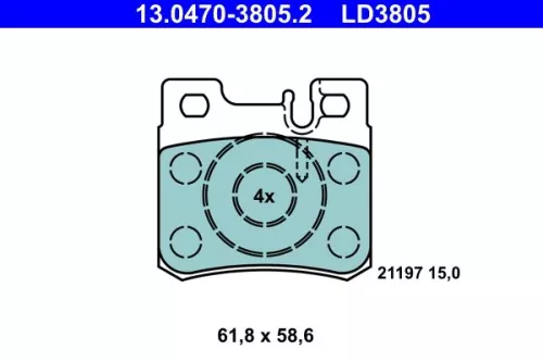 Brake Pad Set, disc brake