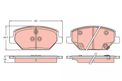 Brake Pad Set, disc brake