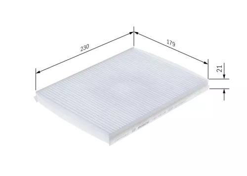BOSCH Filter, cabin air (1987435126)