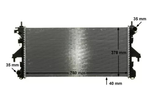 MAHLE Radiator, engine cooling (CR887000P)
