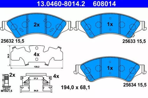 Brake Pad Set, disc brake