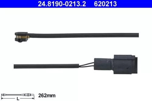 Warning Contact, brake pad wear