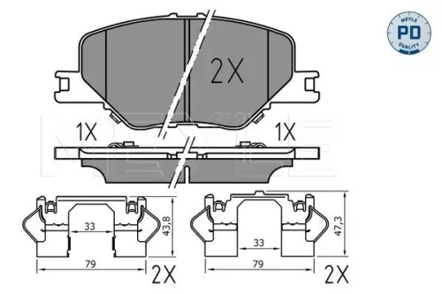 Brake Pad Set, disc brake