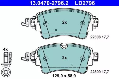 Brake Pad Set, disc brake