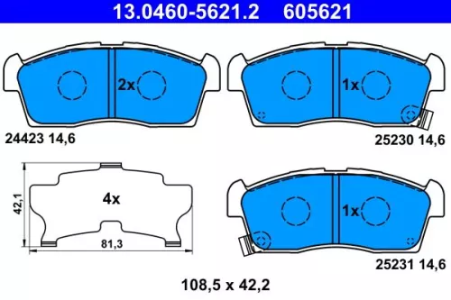 Brake Pad Set, disc brake
