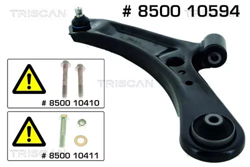 Control/Trailing Arm, wheel suspension