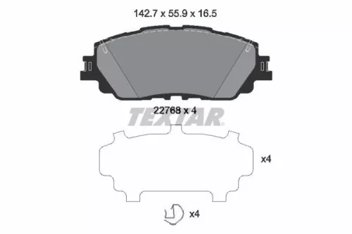 Brake Pad Set, disc brake