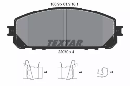 Brake Pad Set, disc brake