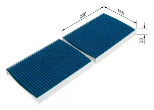 BOSCH Filter, cabin air (0986628571)