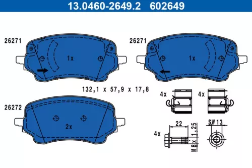 Brake Pad Set, disc brake
