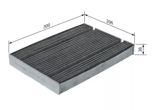 BOSCH Filter, cabin air (1987435628)