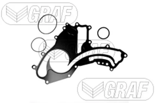 GRAF Water Pump, engine cooling (PA1560)