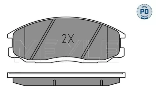 MEYLE Brake Pad Set, disc brake (0252356916/PD)