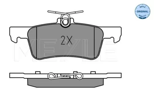 MEYLE Brake Pad Set, disc brake (0252596816)
