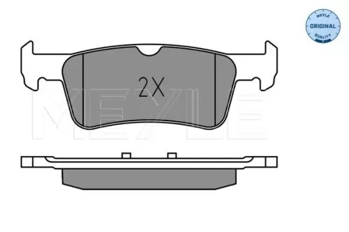 MEYLE Brake Pad Set, disc brake (0252596816)