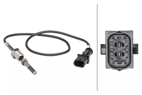 Sensor, exhaust gas temperature