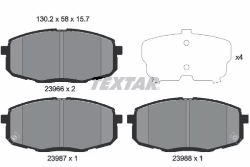 Brake Pad Set, disc brake