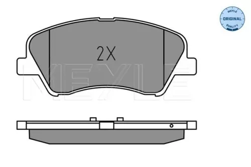 MEYLE Brake Pad Set, disc brake (0252222818)