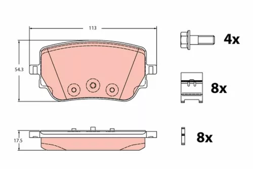Brake Pad Set, disc brake
