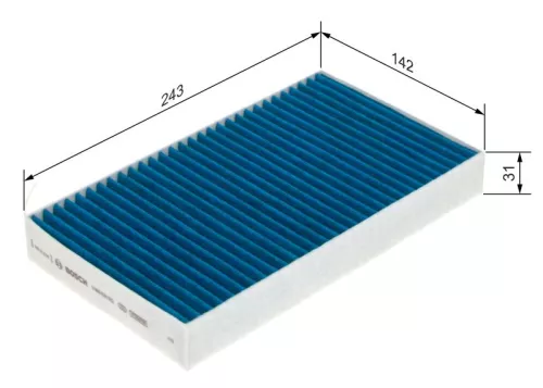 BOSCH Filter, cabin air (0986628583)