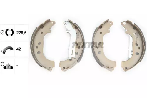 TEXTAR Brake Shoe Set (91062000)