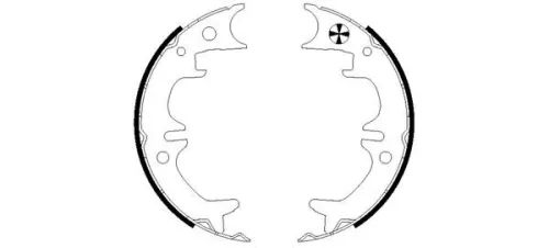 Brake Shoe Set, parking brake